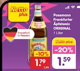 Frankfurter Äpfelwein ORIGINAL von Possmann im aktuellen Netto Marken-Discount Prospekt
