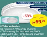 LED-Deckenleuchte im aktuellen ROLLER Prospekt