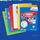 Lot 5 koverbook pique 24x32 cm - CLAIREFONTAINE dans le catalogue Intermarché Super