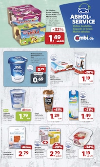 Milch im combi Prospekt "Markt - Angebote" mit 25 Seiten (Oldenburg)