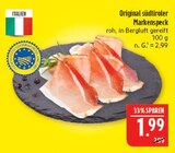 Aktuelles Original südtiroler Markenspeck Angebot bei Marktkauf in Leipzig ab 1,99 €