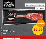 Tomahawk-Steak Angebote von BUTCHER’S bei Penny-Markt Pirmasens für 19,99 €