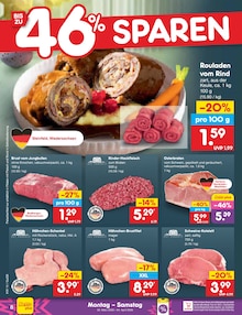 Fleisch im aktuellen Netto Marken-Discount Prospekt (Bremen) Fleisch im Netto Marken-Discount Prospekt "Aktuelle Angebote" mit 62 Seiten (Bremen)