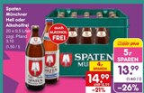 Münchner Hell oder Alkoholfrei Angebote von Spaten bei Netto Marken-Discount Essen für 13,99 €