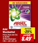 Waschmittel Angebote von Ariel bei Lidl Bad Homburg für 8,49 €