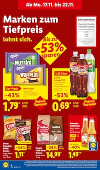 Milka im aktuellen Lidl Prospekt (Salzgitter) Milka im Lidl Prospekt "LIDL LOHNT SICH" mit 73 Seiten (Salzgitter)