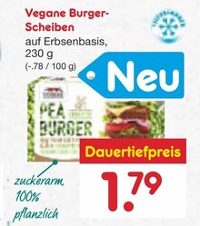 Vegane Burger-Scheiben bei Netto Marken-Discount in Gütersloh Vegane Burger-Scheiben im Angebot bei Netto Marken-Discount Gütersloh für 1,79 €