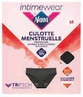 Culotte menstruelle hipster lavable - NANA - Super U à Clermont-Ferrand Culotte menstruelle hipster lavable - NANA en promo chez Super U Clermont-Ferrand à 8,99 €