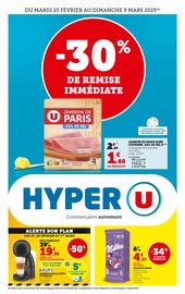 Catalogue Supermarchés Hyper U en cours à Les Abrets et alentours, "Hyper U", 40 pages, 25/02/2025 - 09/03/2025