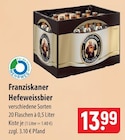Hefeweissbier Angebote von Franziskaner bei famila Nordost Falkensee für 13,99 €
