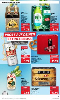 Bier im Kaufland Prospekt "EXTRA-ANGEBOTE" mit 8 Seiten (Solingen (Klingenstadt))