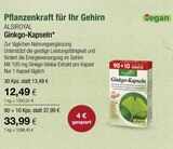 Ginkgo-Kapseln Angebot im VITALIA Reformhaus Prospekt Ginkgo-Kapseln im VITALIA Reformhaus Prospekt zum Preis von 12,49 €