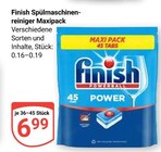 Aktuelle Geschirrspüler Angebote bei GLOBUS in Mannheim Aktuelles Spülmaschinenreiniger Maxipack Angebot bei GLOBUS in Mannheim ab 6,99 €