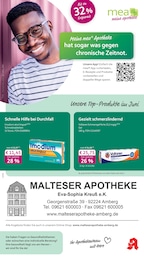 mea - meine apotheke Prospekt für Amberg: "Unsere Juni-Angebote", 4 Seiten, 01.06.2026 - 30.06.2026