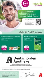Aktueller mea - meine apotheke Prospekt (Illerrieden, 4 Seiten zum blättern mea - meine apotheke Prospekt Unsere August-Angebote mit 4 Seiten