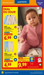 Offre Vêtement Bébé dans le catalogue Lidl du moment à la page 52