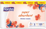 Super Absorbent Kitchen Towels - FLORAYLS dans le catalogue Lidl