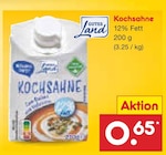 Aktuelles Kochsahne Angebot bei Netto Marken-Discount in Wiesbaden ab 0,65 €