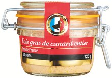 Carrefour Market Marseille - FOIE GRAS DE CANARD ENTIER Promo FOIE GRAS DE CANARD ENTIER dans le catalogue Carrefour Market "Maintenant et moins cher !" à Marseille