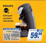 Kaffeepadmaschine CSA 220/60 im Angebot bei expert in Elmshorn Kaffeepadmaschine CSA 220/60 Angebote von Philips bei expert Elmshorn für 59,99 €