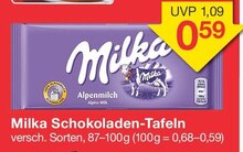 Lebensmittel im aktuellen Jawoll Prospekt Milka Schokoladen-Tafeln für 0,59 € bei Jawoll im Angebot