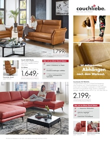 Couch im Polstermöbel Fischer Prospekt "couchliebe" mit 10 Seiten (Regensburg)