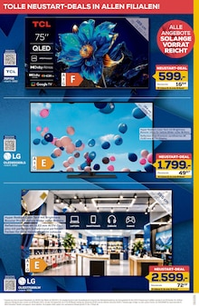 Fernseher im aktuellen EURONICS Prospekt (Iserlohn) Fernseher im EURONICS Prospekt "WIEDERERĂ–FFNUNG NACH UMBAU" mit 8 Seiten (Iserlohn)