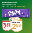 Tafelschokolade im Angebot bei GLOBUS in Amberg Tafelschokolade Angebote von Milka bei GLOBUS Amberg für 2,59 €