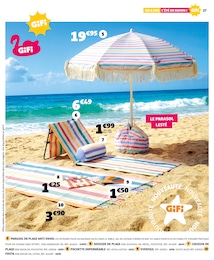 Offre Drap Plage dans le catalogue Gifi du moment à la page 27