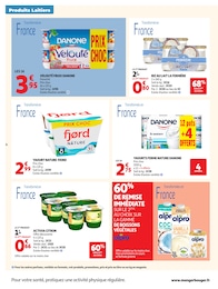 Prix et réduction Yaourt nature dans le prospectus Auchan Supermarché en cours Offre Yaourt nature dans le catalogue Auchan Supermarché du moment à la page 4