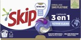 Lessive capsules Active Clean* - SKIP en promo chez Géant Casino La Courneuve à 7,77 €