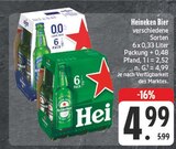 Bier im Angebot bei EDEKA in Limbach-Oberfrohna Bier Angebote von Heineken bei EDEKA Limbach-Oberfrohna für 4,99 €