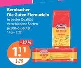 Die Guten Eiernudeln Große Spirale bei V-Markt im München Prospekt für 1,11 €
