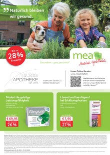 mea - meine apotheke Prospekt für Drestedt-Valzik, Siedlung mit 4 Seiten mea - meine apotheke Prospekt für Drestedt-Valzik, Siedlung: Unsere Oktober-Angebote, 4 Seiten, 30.9.2021 - 31.10.2021