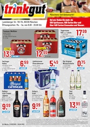 Aktueller Trinkgut Prospekt mit Trinkflasche, "Münchens Getränkemarkt!", Seite 1