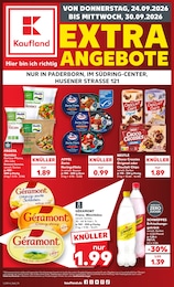 Kaufland Prospekt für Paderborn: "EXTRA-ANGEBOTE", 8 Seiten, 24.09.2026 - 30.09.2026
