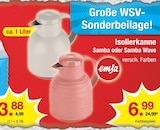 Isolierkanne Samba oder Samba Wave bei Zimmermann im Leer Prospekt für 6,99 €