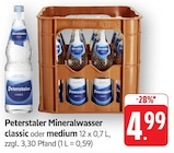 Mineralwasser classic im Angebot bei EDEKA in Karlsruhe Mineralwasser classic Angebote von Peterstaler bei EDEKA Karlsruhe für 4,99 €