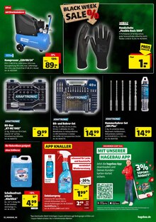 Bohrmaschine im hagebau kompakt Prospekt "BLACK WEEK SALE" mit 8 Seiten (Osnabrück)