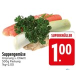Suppengemüse im Angebot bei EDEKA in Ravensburg Suppengemüse Angebote bei EDEKA Ravensburg für 1,00 €