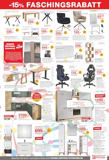 Badmöbel im Möbelzentrum Pforzheim Prospekt "FASCHING" mit 4 Seiten (Heilbronn)