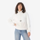 Fleecepullover Damen Brustreißverschluss Wandern - MH100 beig von QUECHUA im aktuellen Decathlon Prospekt für 29,99 €