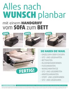 Küchenmöbel im Polstermöbel Fischer Prospekt "DER SCHLAFSOFA SPEZIALIST" mit 12 Seiten (Heilbronn)