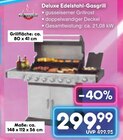 Deluxe Edelstahl-Gasgrill von  im aktuellen Netto Marken-Discount Prospekt für 299,99 €