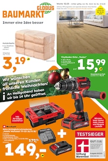Globus-Baumarkt Prospekt Immer eine Idee besser mit  Seiten in Tübingen und Umgebung