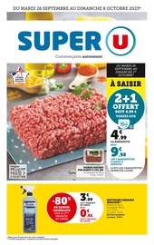 Prospectus Supermarchés Super U en cours à Épinay-sur-Orge et alentours, "Super U", 24 pages, 26/09/2023 - 08/10/2023 Catalogue Supermarchés Super U en cours à Épinay-sur-Orge et alentours, "Super U", 24 pages, 26/09/2023 - 08/10/2023