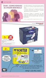 Prix et réduction Hygiène Intime dans le prospectus Intermarché Hyper en cours Offre Hygiène Intime dans le catalogue Intermarché Hyper du moment à la page 34