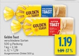 Vollkorn Toast Angebote von Golden Toast bei diska Erlangen für 1,19 €