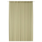 Gardinenstore, 1 Schal hell olivgrün/mit Gardinenband 300x250 cm im IKEA Prospekt zum Preis von 23,79 €