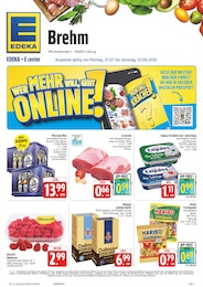 Supermarkt Prospekt von EDEKA Coburg EDEKA Prospekt: "Wir lieben Lebensmittel!", 38 Seiten, 27.07.2026 - 01.08.2026